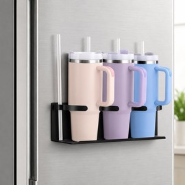 Estantes Magnéticos Refrigerador Organizador de Vasos, Termos y Botellas