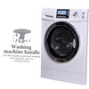 WOONEKY Washer Dryer Parts Washing Machine Door Handle Replacement Metal