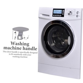 WOONEKY Washer Dryer Parts Washing Machine Door Handle Replacement Metal Handle for Drum Washer Fits Door Lock