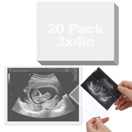 Easy-Slide Photocard Sleeves Photo Protector for 3x4in Ultrasound Pictures