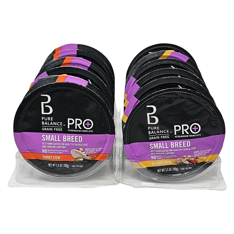 Pure Balance Pro+ Small Breed Turkey and Chicken Stew Wet