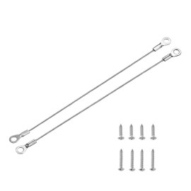 2pcs Replacement Lid Strap with 8pcs Screws for Coleman or Igloo Coolers Stainless Steel Cooler Parts,Cooler Lid Strap Replacement kit