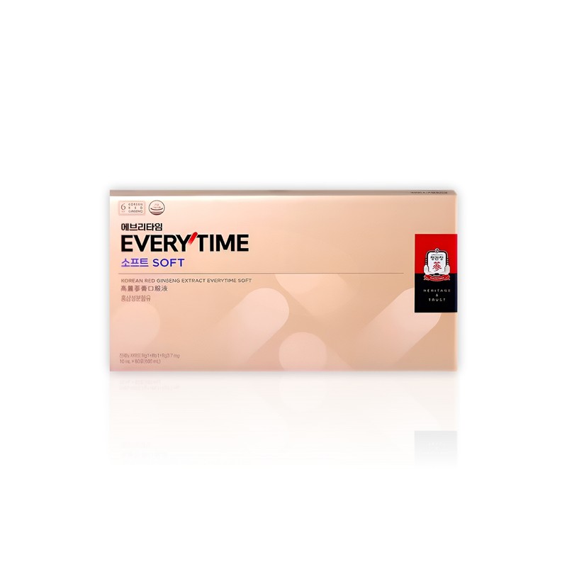 CheongKwanJang Everytime 10ml 60 packets 1 box soft red ginseng