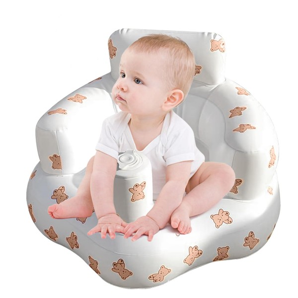 WIYETY Aufblasbarer Babysitz für Babys ab 3 Monaten, Säugling Rückenstütze