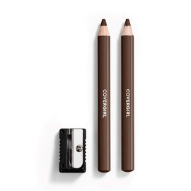 COVERGIRL Easy Breezy Brow Fill+Define Pencils, [505] Rich Brown, 2 Count (Packaging May Vary)