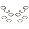 FregocS BIC-PeSp-10p Bicycle Pedals Spacers, Fine Adjustable, Set of 10,