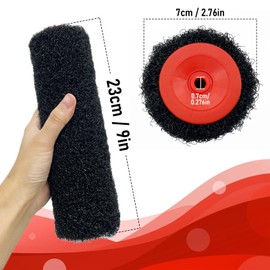 2 Pcs 9 Inch Drywall Compound Roller Cover, Drywall Roller Suitable for Covering Wall and Ceiling Surfaces