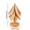 Wooden Trivets for Hot Dishes,Tree Shape Trivet Set,Tree Coasters Set