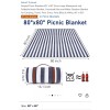 sapsisel 80 x 80 Picnic Blanket Extra Large Waterproof and