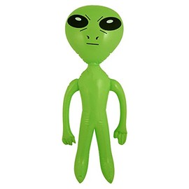 Rhode Island Novelty 2' Green Inflatable Martian Alien Prop Toy Decoration