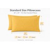 Evolive Ultra Soft Brushed Microfiber Standard Size 20"x30" Pillowcases Pair