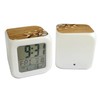 Fabulous Alarm Clock Cube Illuminated White - Shell Starfish Sand