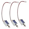 Hohopeti 3pcs Mini Electromagnet 12v Solenoid Electromagnet Push Pull Type