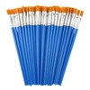 50 Stück Künstlerpinsel Set 8 mm Flache Kleine Künstlerpinsel Pinsel