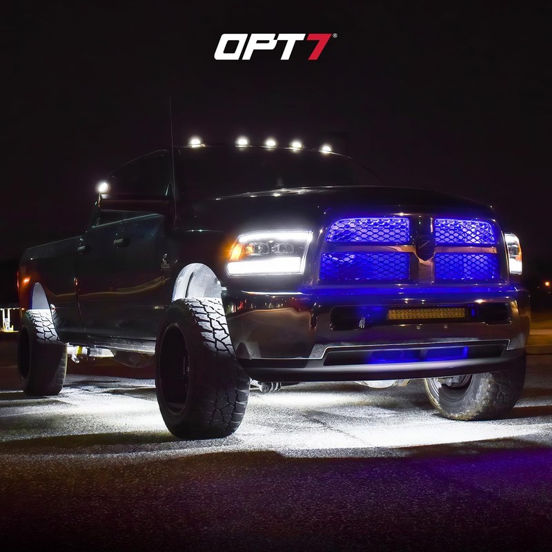 OPT7 Aura Pro RGB LED Grille Lights with App &