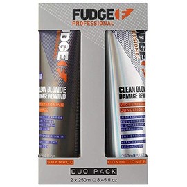 Duo Sets by Fudge Clean Blonde Damage Rewind Violet-Toning Shampoo & Conditioner Duo 2 x 250ml