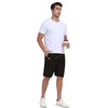 IWOLLENCE Shorts for Men UK with Zip Pockets and Elasticated