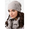 Kamea Smooth Warm Women's Hat Vasto, Grey,One Size
