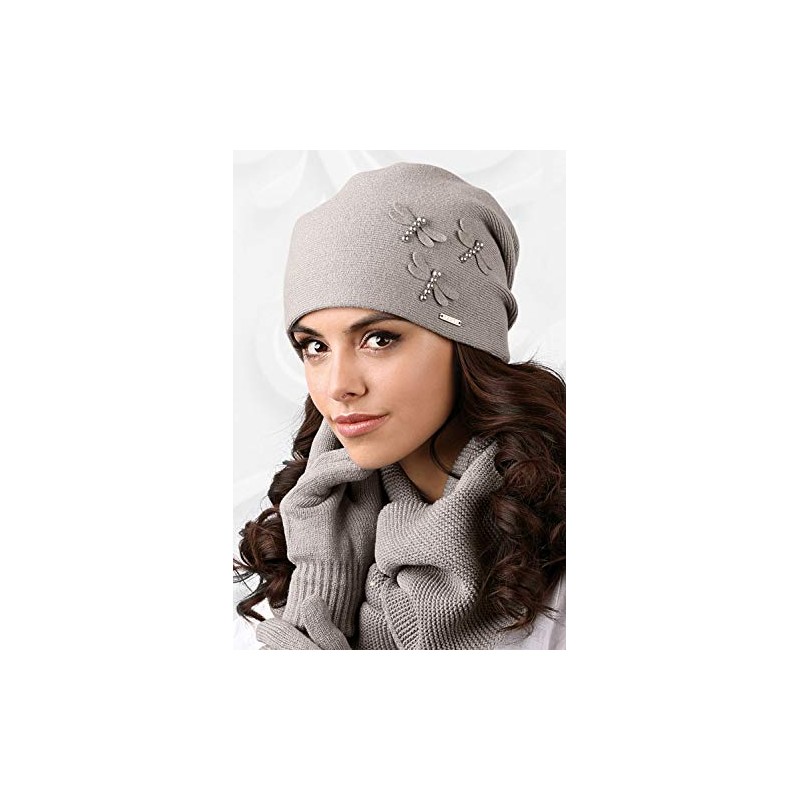 Kamea Smooth Warm Women's Hat Vasto, Grey,One Size