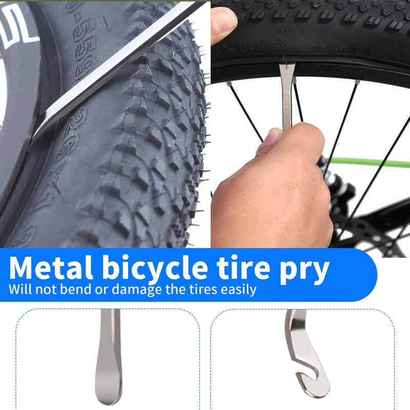CVASNF 9 Piece Bicycle Spoke Wrench, Size 10-15 Universal Spoke