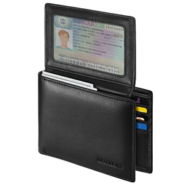 Sigtrenx Leather Wallets for Men, Genuine Leather Mens Wallets Bifold Rfid Blocking with 2 ID Windows