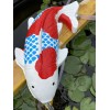 SW 12"Concrete GOSHIKI Koi fish Fountain Pond Spitter Garden Statue