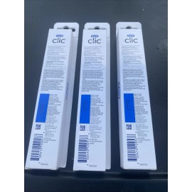 Oral-B 3 Packs Oral-B Clic Toothbrush Replacement Brush 6 Whitening Heads