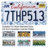 Cute License Plate Frames Retro Boho Flower License Plate Frame