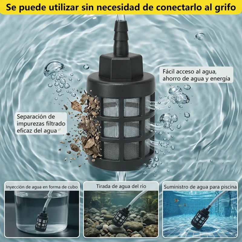 Hidrolavadora Eléctrica Inalámbrica 6 En 1 Para Autos Hirlan