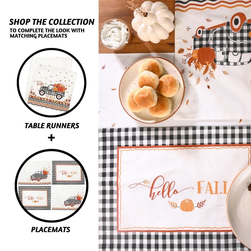 Folkulture Table Runners | Fall Table Runner 72 inches Long