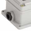 Foot Switch Nonslip Aluminum Shell Momentary Pedal Silver Contacts LT3