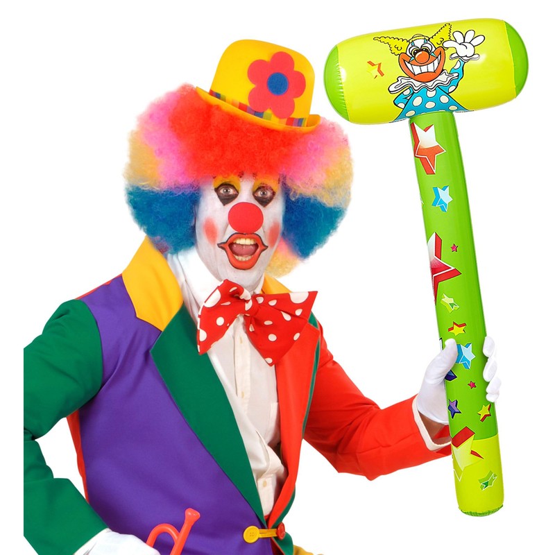 Widman Inflatable Clown Hammer - Adult Fancy Dress Accessory