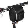 Black Multi Function Quick Release Bicycle Cycling Front Frame Tube