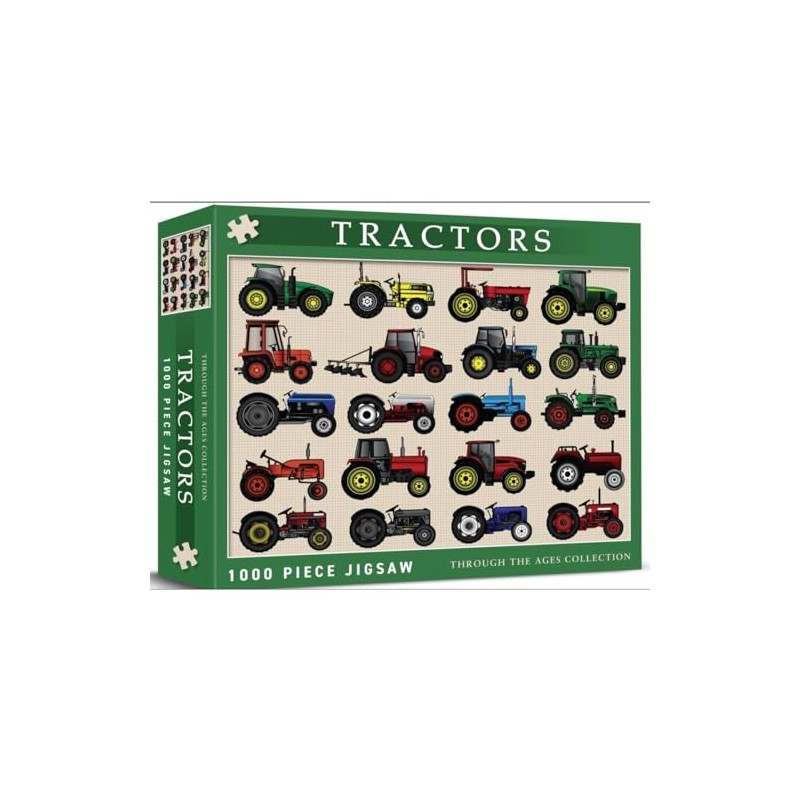 Tractors Through The Ages Collection 1000 Piece Puzzle Jigsaw