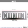 TERF® 9'' X 3'' Open and Close Adjustable Aluminium Air
