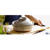 Ginpo Pottery Banko Ware Earthenware Pot (Deep Pot), No. 5,