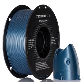 TINMORRY Metallic PETG Filament 1.75mm, Rapid PETG 3D Printer Filament, PETG with a Rapid Flow Rate, Compatible with Bambu Lab FDM 3D Printer, 1KG 1 Spool, Metallic Blue