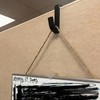 Otoolling 4 Pcs Black Adjustable Cubicle Hooks for 1.8-3.5 in
