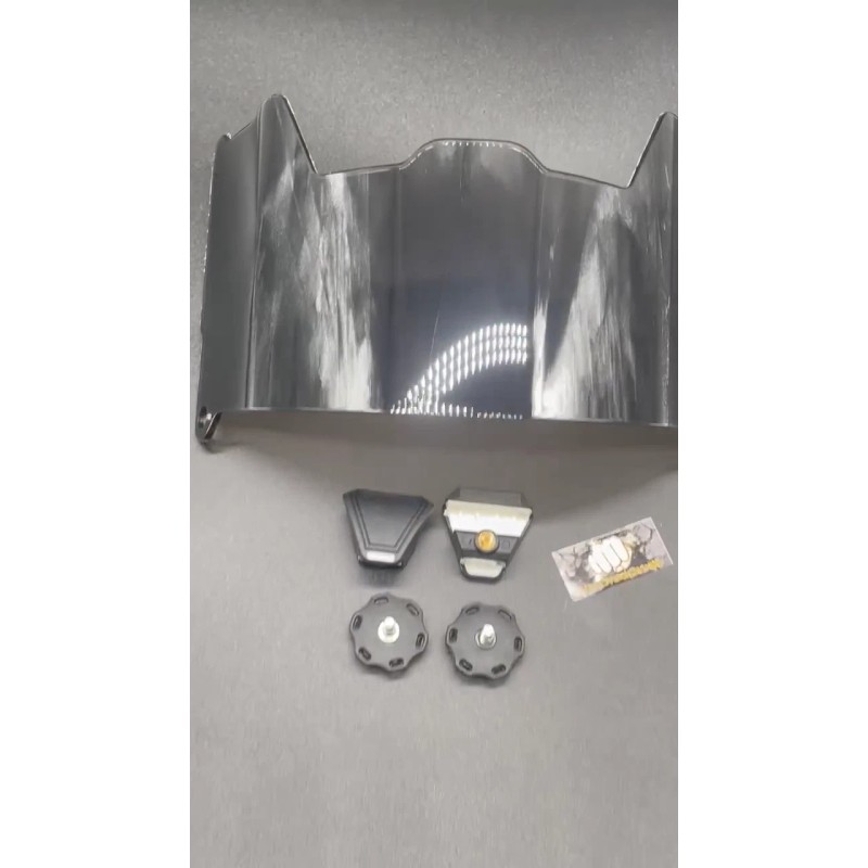 Riddell Clear Smoke Full Size Helmet Visor Replica/Speed/