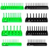8PCS Socket Organizer Set, Socket Holder, 1/4", 3/8", 1/2" Metric