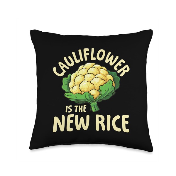 Cauliflower Is The New Rice Throw Pillow