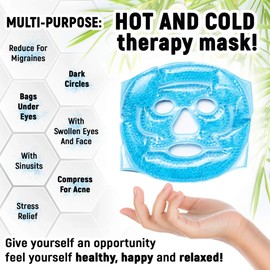 Sofida Mascarilla Gel Fríocalor - Alivio Dolor Cabeza Ojos
