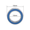 sourcing map 6700-2RS Deep Groove Ball Bearings Z2 10mm x