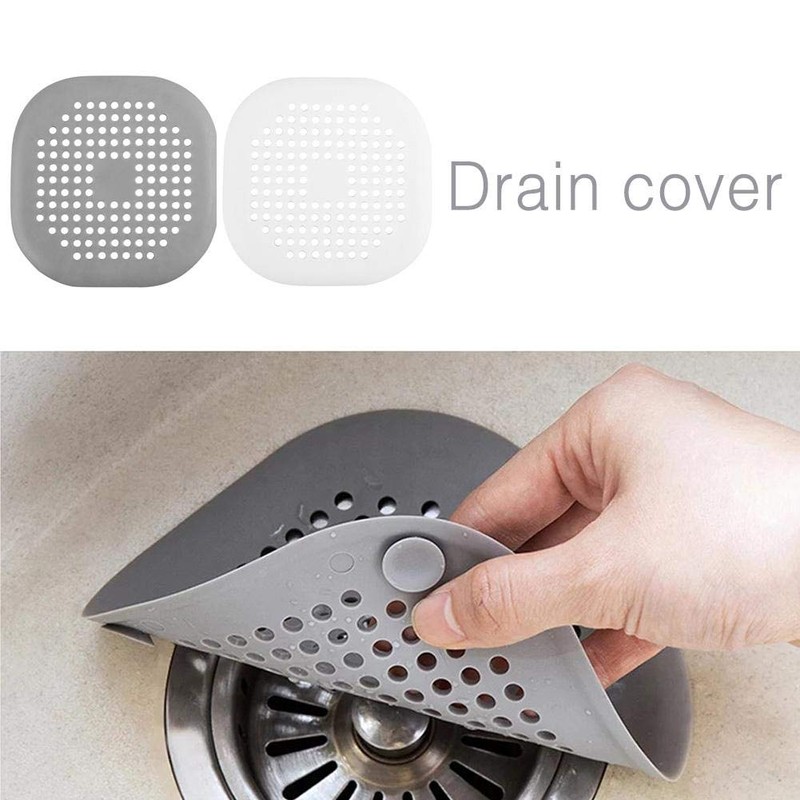 Peidesi Shower Drain Covers Silicone Tube Drain Hair Catcher Stopper