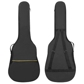 HOHIYO Guitar Bag，39 40 41inch Full Size Acoustic Guitar Gig Bag Cover, Padded Protective Waterproof Guitar Cover with Pocket and Adjustable Shoulder Strap，Black