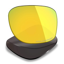 Mryok Replacement Lenses for Oakley Holbrook XL - Options, Anti-seawater Corrosion Polarized - 24k Gold, One Size