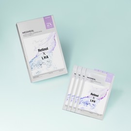 Mediheal Derma Synergy Wrapping Mask Pore Elasticity (Retinol 메디힐 더마 시너지 랩핑 마스크 모공탄력(레티놀X라하), 1매, 14개