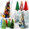 Happyyami 2pcs10cm Polystyrene Balls Christmas Foam Cone White Craft Foam