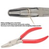 Jewelry Plier Slotted High Carbon Steel Rubber Handle Wire Bending