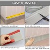 Wall Base Molding Trim Peel and Stick Rubber Baseboard Moulding